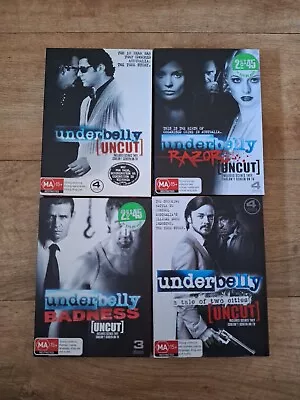 DVD Box Sets UNDERBELLY A TALE OF TWO CITIES Uncut Badness Razor 4 Series • £24.81