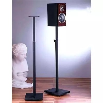 VTI Manufacturing BLE101 Black Iron Cast Bas Adjustable Speaker Stand • $199.10