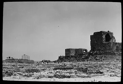 £15 • Buy SYRIA JEBEIL CRUSADERS CASTLE C1920 PHOTO Magic Lantern Slide