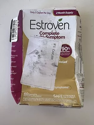 Estroven Complete Multi-Symptom Menopause Relief 60 Caplets EXP 01/2025 • $24.99