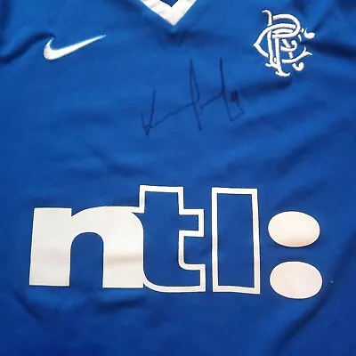 £72 • Buy Rangers Signed Shirt Kenny Miller Glasgow Scotland Legend SPL