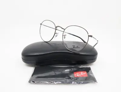 Ray-Ban RB 3447V 2620 53mm Round Metal Matte Gunmetal New Eyeglasses. • $92