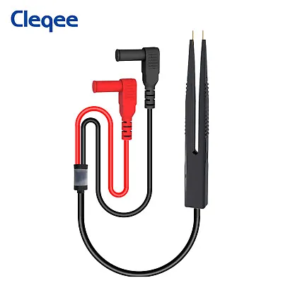 Cleqee Test Tweezer SMD Test Lead Clip Kit For Multimeter Electrical Testing • $7.69
