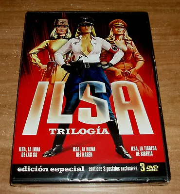 Ilsa The Trilogy Edition Special 3 DVD + 3 Postcards Sealed (Sleeveless Open) • $67.92