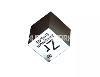 99.2% High Purity ZR Zirconium  Metal 6.44g 10mm Carved Element Periodic Table • $16.43