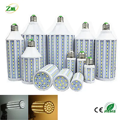 E27 LED Bulb 5W 10W 15W 20W 25W 30W 40W 60W 80W SMD2835 Light Corn Bulb Lamps • £18.23