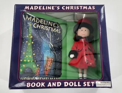 Madeline's Christmas Book & Doll Set 2002 NIB Madeline Storybook Gift New 7  • $59.99