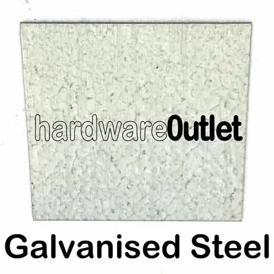 GALVANISED STEEL Sheet Metal Plate 0.9 - 3.0 Mm & Bespoke Orders Cut Sizes • £5.30