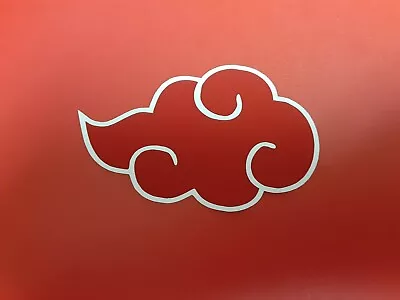 $2.50 • Buy Akatsuki Symbol Naruto Sticker Vinyl Decal Great For Windows/Laptop Waterproof!