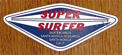 Vintage 60's Hobie Super Surfer Skateboard Sticker New Vinyl  • $7.99