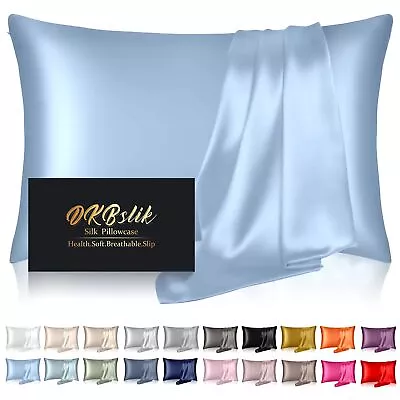 Silk Pillowcase For Hair And Skin Mulberry Silk Pillow Cases Standard Size ... • $14.91