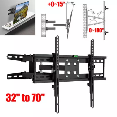 Tilt Swivel TV Wall Bracket Mount Stand For 32- 70 Inch Plasma Panasonic Samsung • £28.90