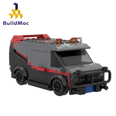 Mini Van Model With Interior 241 Pieces Building Toys Set From Movie MOC Build • $24.87