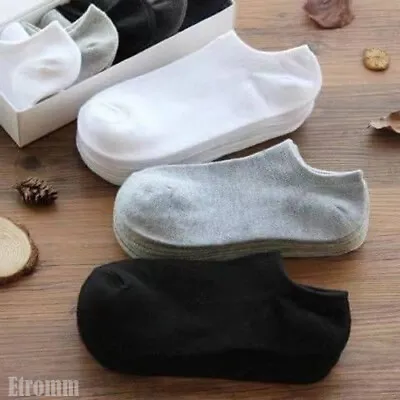 Lot 1-12 Pairs Mens Womens Ankle Socks Sport Cotton Crew Socks Low Cut Invisible • $3.16