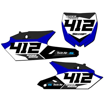 YZ 250 F 4-STROKE SG63  Custom MX Number Plates Senge Graphics Kit Compatible... • $64.99