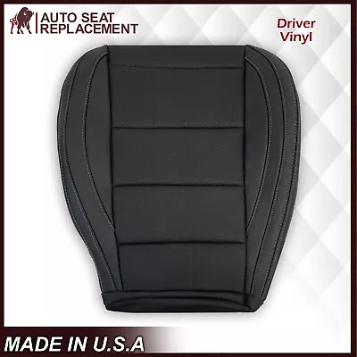 2015-2023 Ford Mustang GT Coupe Driver Bottom Perforated Vinyl Seat Cover Black • $139.76