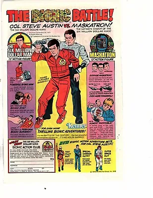 Kenner 6 Million Dollar Man Bionic Action Figure 1976 Toy Print Ad  • $11.18