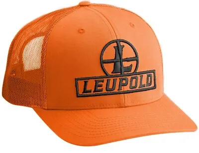 $24.95 • Buy Leupold Reticle Trucker Hat - Blaze Orange - 178013 - NEW