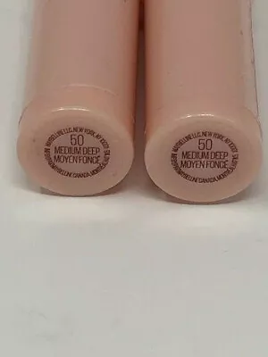 (2) Maybelline #50 Medium/Deep Dream Lumi Touch Highlighting Concealer New! • $8