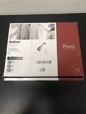 Pfister Bedford Tub And Shower Faucet In Polished Chrome Triple Handle 1.8 GPM • $63.99