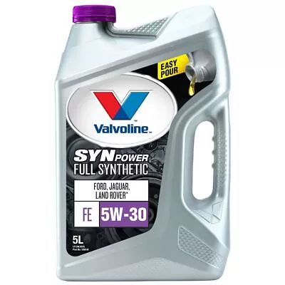 Valvoline Full Synthetic SynPower FE Engine Oil 5W-30 5L • $61.16