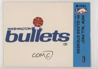 1976-78 Fleer NBA Basketball Team Stickers Washington Bullets (Blue) • $9.45