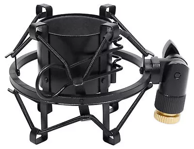 Black Metal Shock Mount W/Foam For MXL V67MD1 Condenser Studio Microphone • $14.95