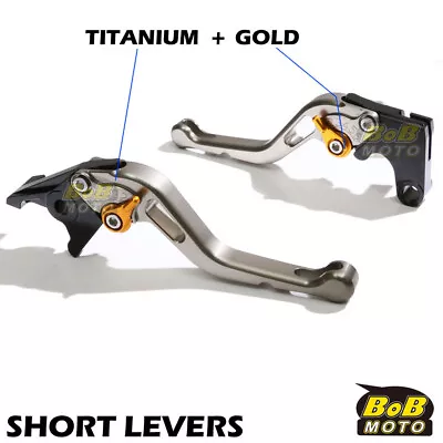 For Kawasaki Z900RS 18 19 20 21 22 Titanium CNC Clutch Brake Levers Short STG AU • $90.23