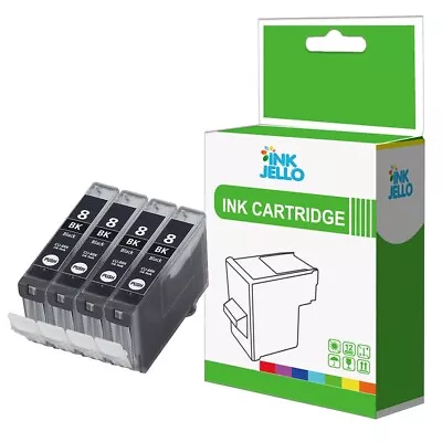 4 Small Black CLI-8 Ink Cartridge For Canon Multipass MP500 MP510 Mp530 MP600 • £7.63