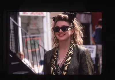 Desperately Seeking Susan Madonna Iconic Sunglasses Jacket Original Transparency • $39.99