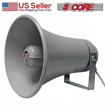 5 Core 9  Inch PA Power Horn Indoor Outdoor Waterproof Speaker Driver Siren 200W • $24.99