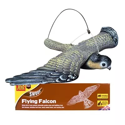 21  Flying Falcon Decoy Plastic Realistic False Fake Bird Prey Deterrent Scarer • £18.99