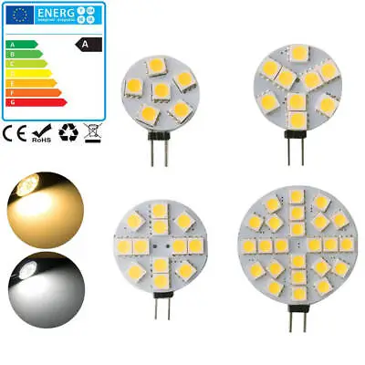 $26.98 • Buy G4 LED Light Bulb DC 12V Cool/Warm White 1W 1.5W 2W 3W SMD Bulbs Dimmable Lamps