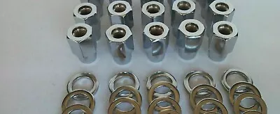 Ford Weld V Series Alumastar & Magnum 10 Open End Wheel Nuts 1/2 UNF  WE601-1456 • $42