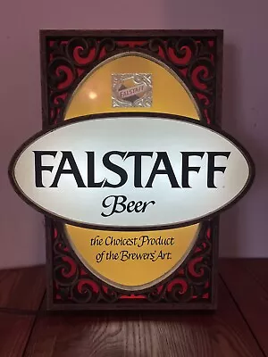 Vintage Lighted Falstaff Beer Sign  • $139.99