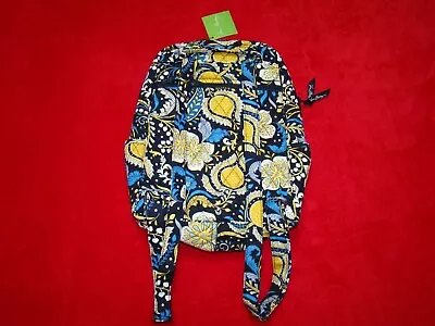 NWT Vera Bradley 2012 Retired Ellie Blue Backpack Purse Small Bag Elephant • $62.99