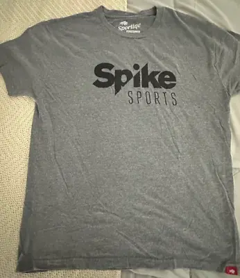SPIKE SPORTS Vintage Original T-Shirt Rare Size XL -GRAY - Mint • $15