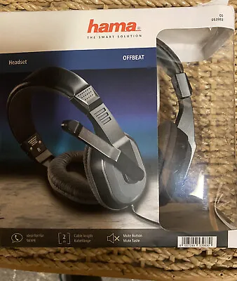 £10 • Buy Hama Gaming Headset Headphones In Black Skype PC