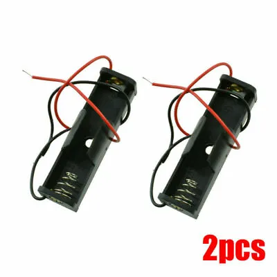 2pcs Battery Holder Case Box With 6  Wire Leads  For 1X AA Battery 1.5V Standard • $1.73