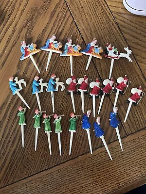 Vintage Cupcake Picks - Lot Of 22 • $5