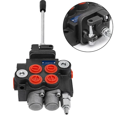 $102.89 • Buy VEVOR Hydraulic Directional Control Valve Tractor Loader W/Joystick 2Spool 11GPM