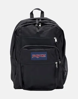 JANSPORT Big Student Backpack/Schoolbag - Black 34L EK0A5BAH- FREE DELIVERY • £30