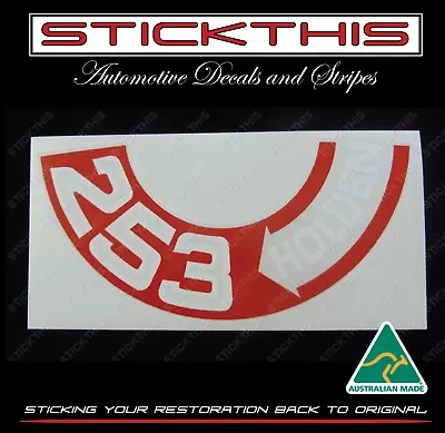 Holden Monaro Coupe GTS Statesman Suits HT HG - Air Cleaner Decal 253 4.2L V8 • $19.85