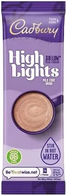 Cadbury Highlights Milk Chocolate Drink Quick And Convenient Sachets 11g X 40 • £26.99