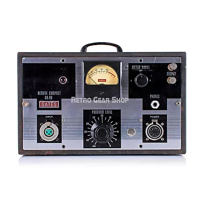 Gates GR-90 Remote Broadcast Tube Preamp Mic Microphone Pre GR90 Rare Vintage • $1500