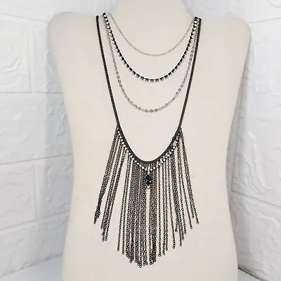 Boho Multi Layer Tassel Necklace • £5.99