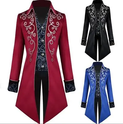 Halloween Imperial Tuxedo Victorian Renaissance Medieval Cosply Costume 2991 • $45.59