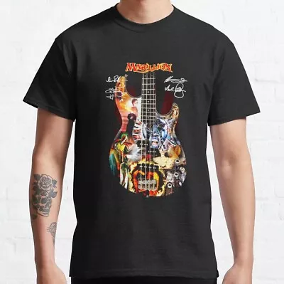 Hot ! Marillion Guitar Signatures Classic T-Shirt Size S-5XL Best Gift • $22.99