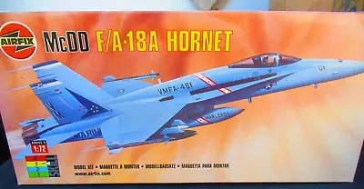 Airfix 04032 McDD F/A-18A Hornet Fighter Jet FIGHTER 1:72 McDONNELL DOUGLAS • $25