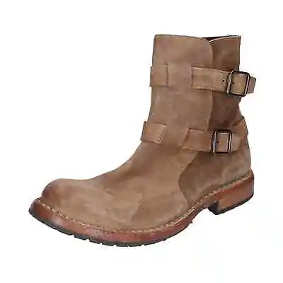 Shoes Women MOMA Ankle Boots Brown Suede 71303C EY570 • $199.99